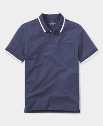 Active Puremeso Tipped Polo: Navy