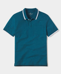 Active Puremeso Tipped Polo: Teal