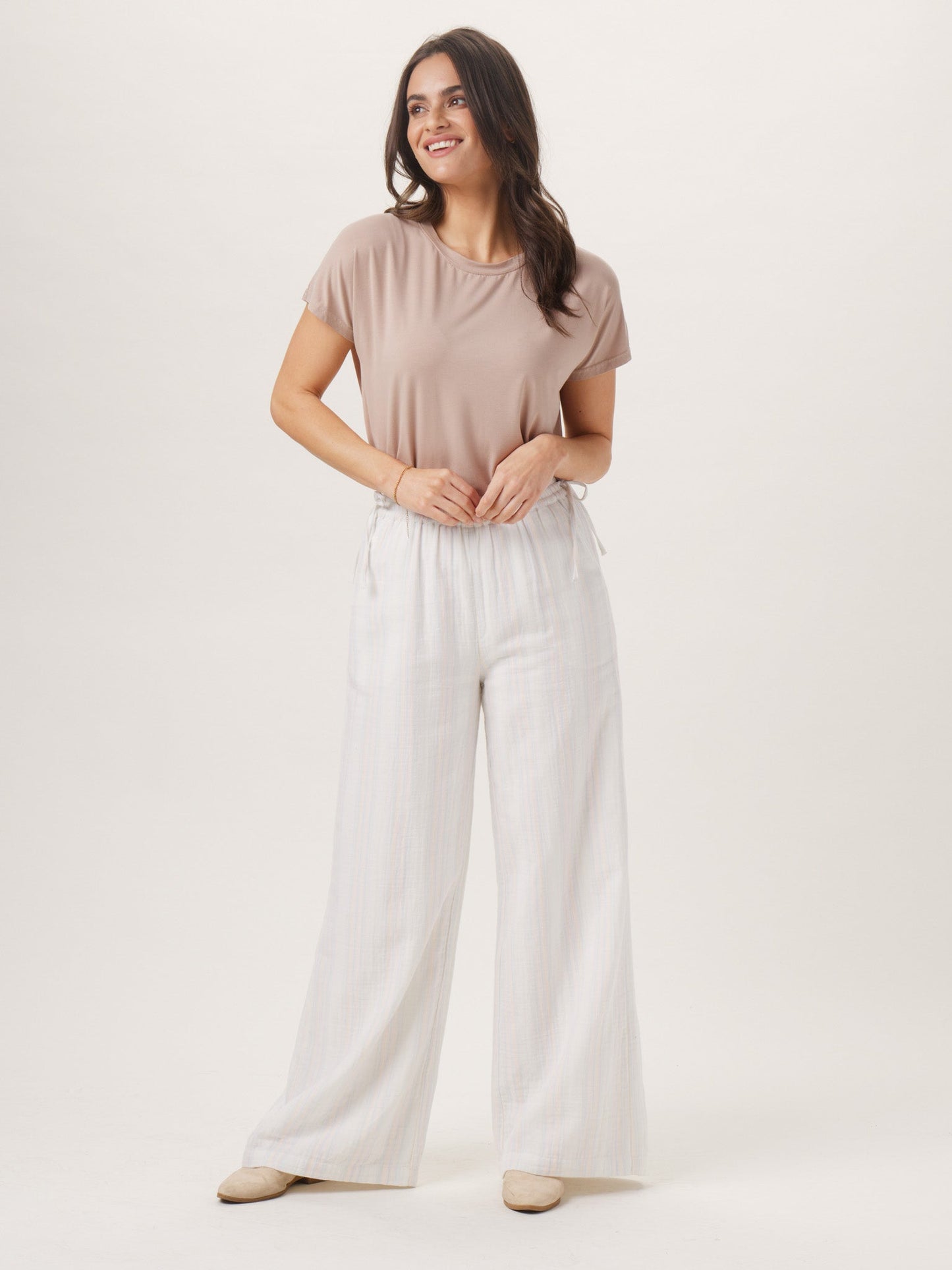 Kalo Wide Leg Pant in Yuma Stripe