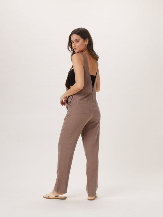 Kalo Overall in Taupe