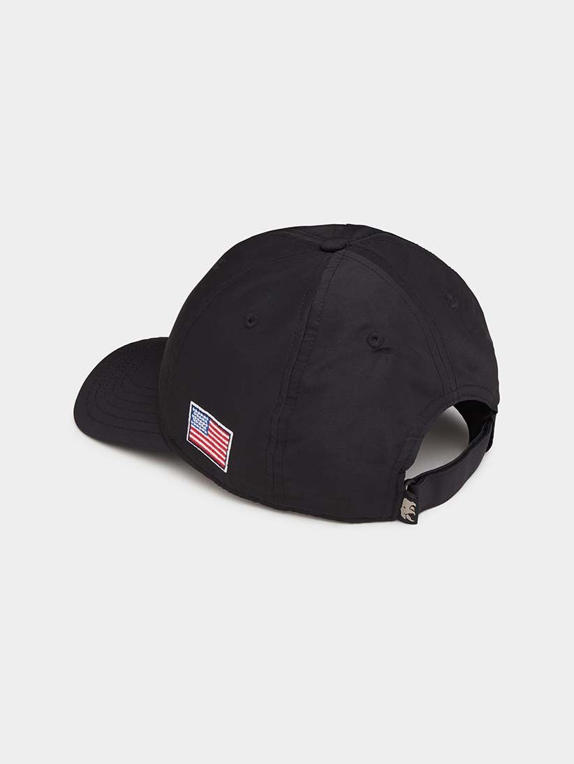 Patriotic Performance Cap in Black