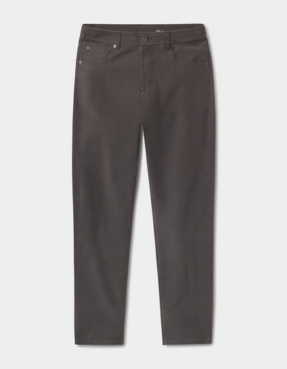 Comfort Terry Straight Pant in Steel