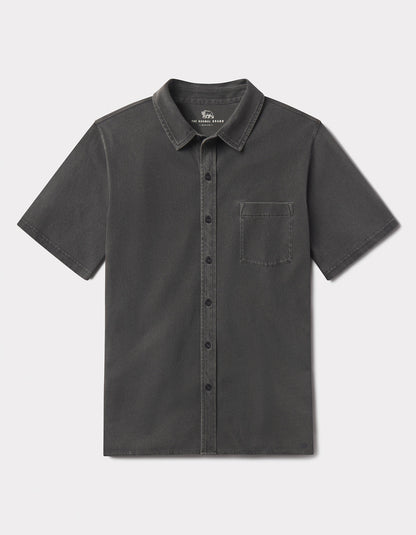 Normal Jersey Button Up in Shadow
