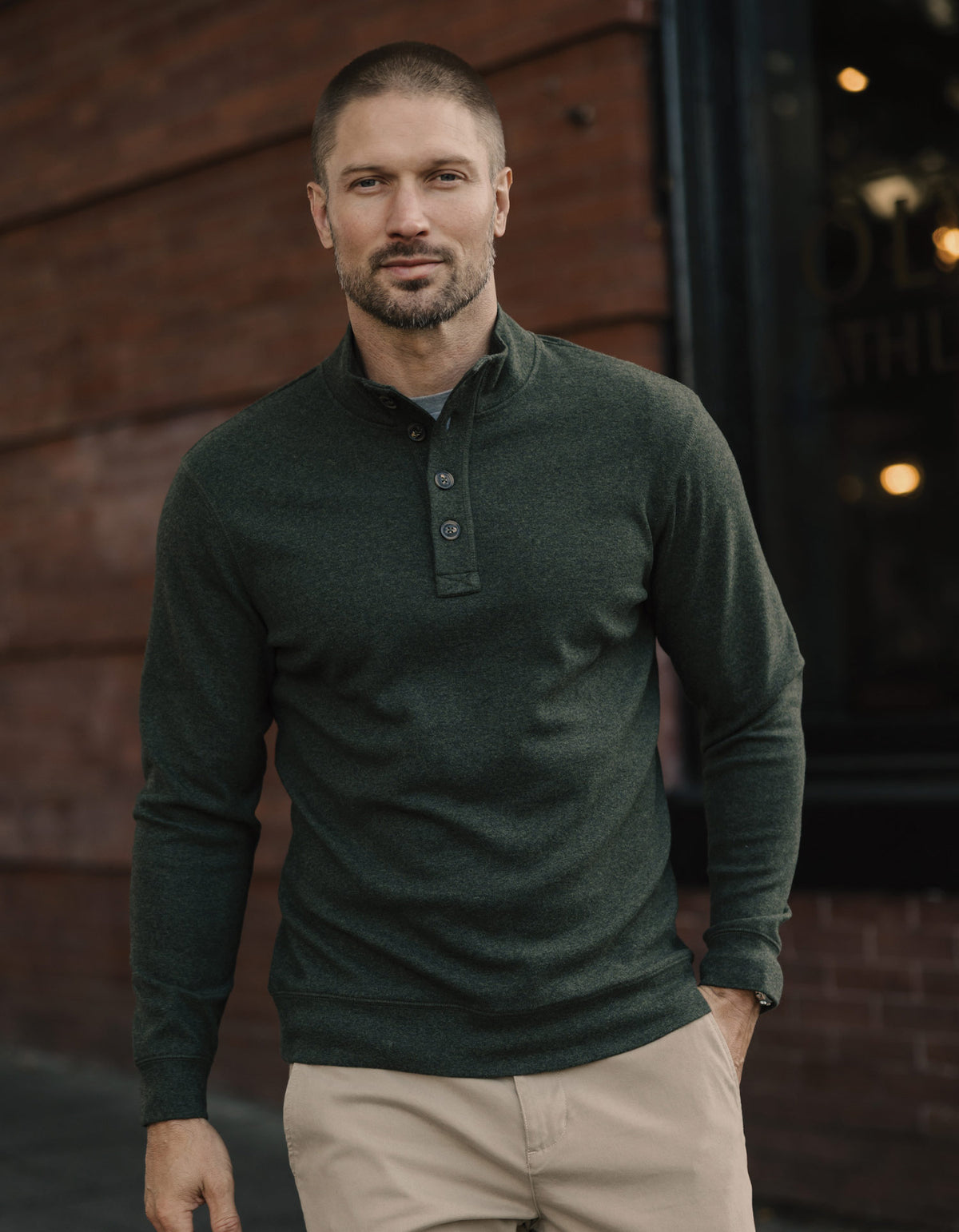 Puremeso Button Popover in Olive