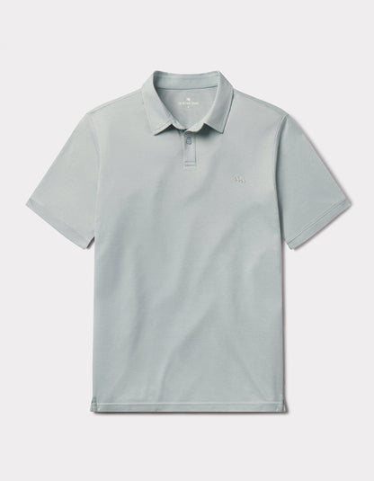 Performance Pique Polo in Sea Glass