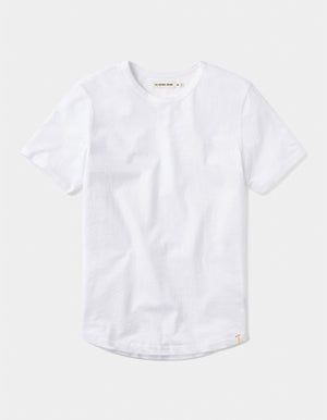 Legacy Jersey Perfect Tee in White Laydown