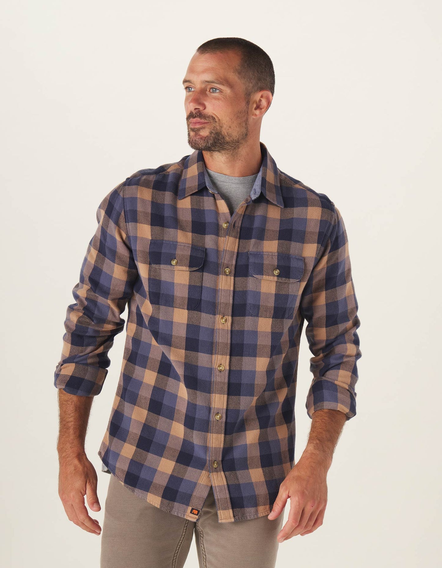 Mountain Overshirt in Maple Plaid