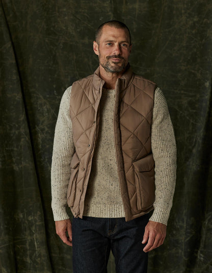 Parker Vest in Pine Bark