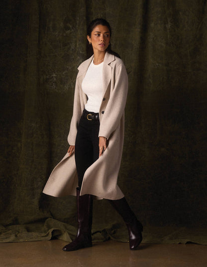 Duster Coat in Oatmeal
