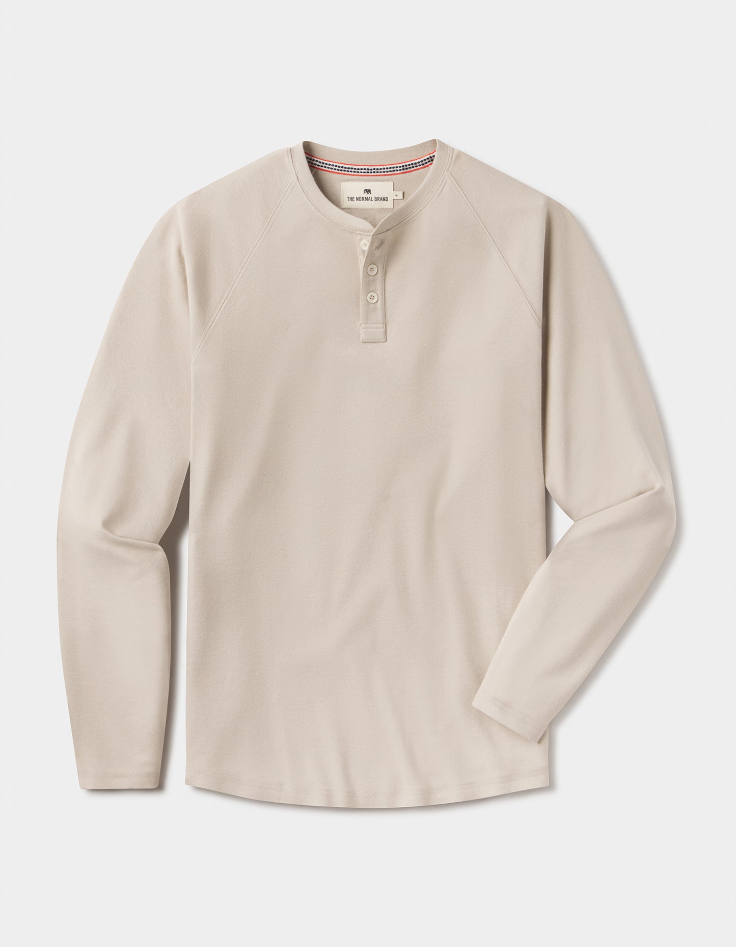 Puremeso Everyday Henley in Pumice