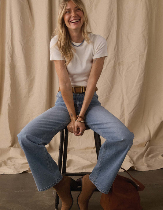 Wide Leg Jean in Vintage Medium Wash