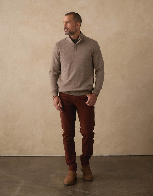 Comfort Terry Pant in Spiced Brandy