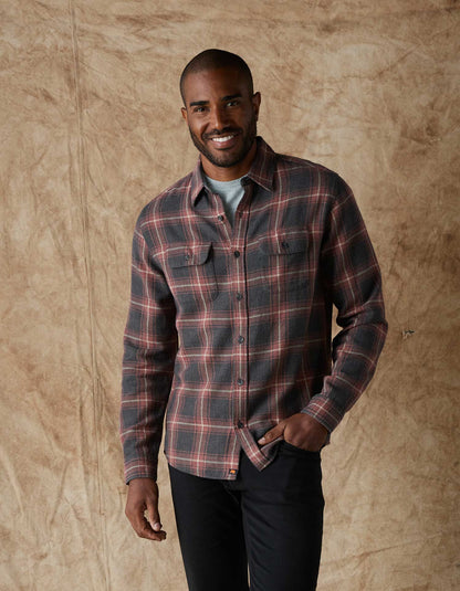 Mountain Overshirt in Shadow Plaid