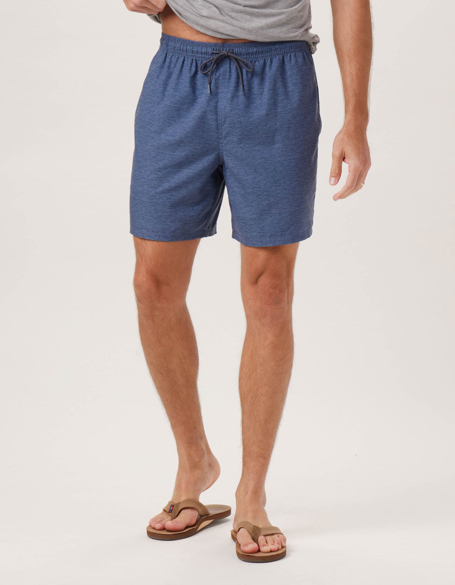 Heathered Hybrid Short