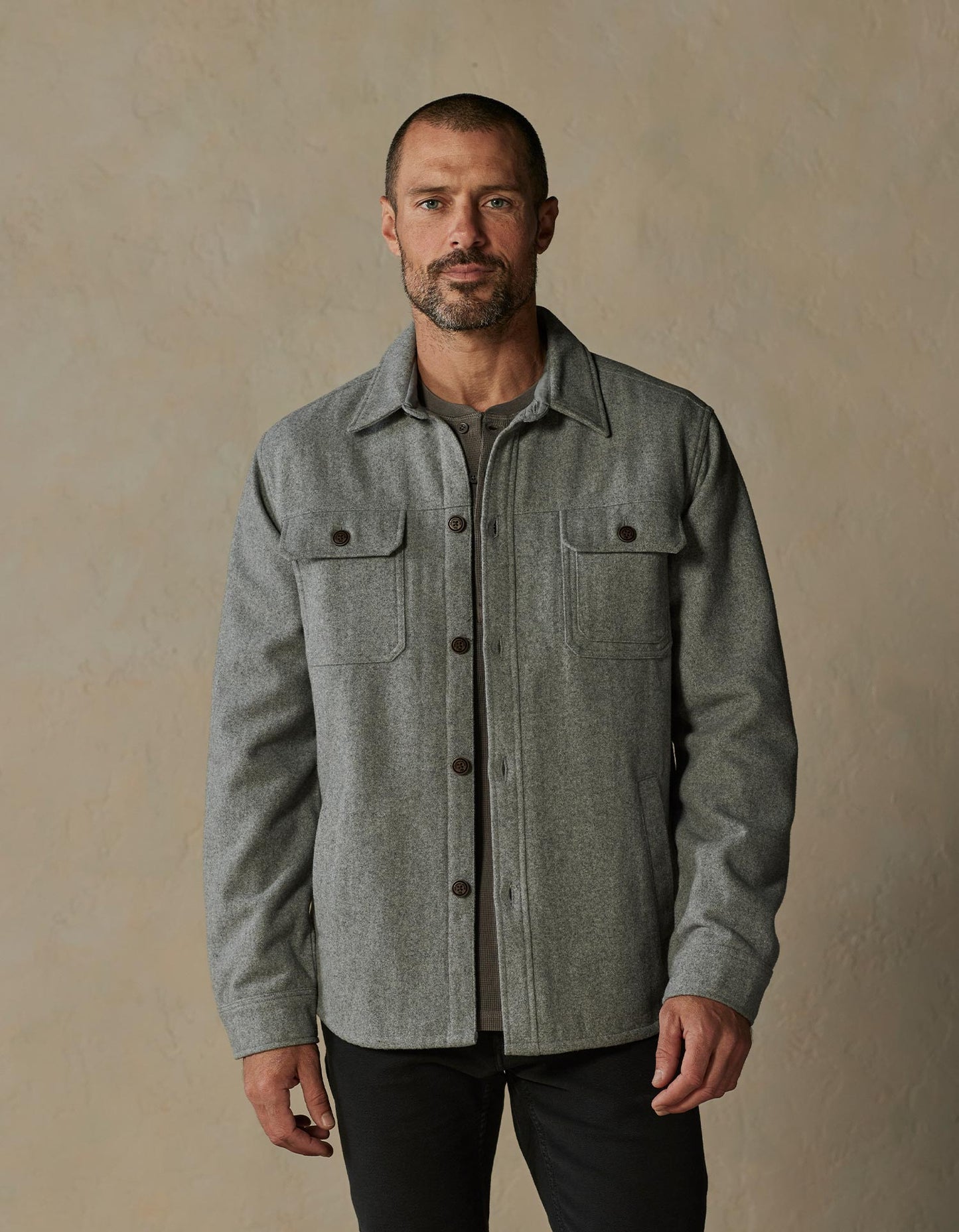 Brightside Flannel Lined Workwear Jacket in Ash