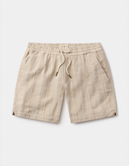 Freshwater Short in Sandstone Stripe