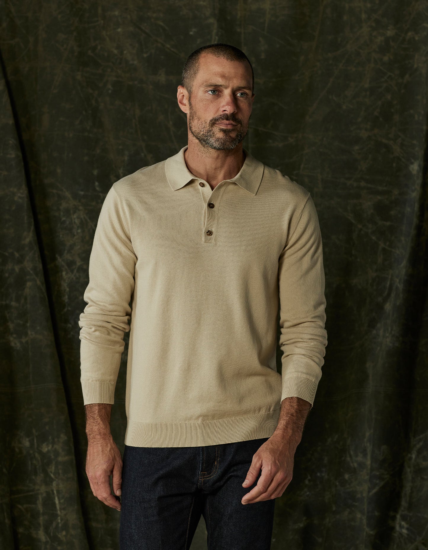 Robles Knit Long Sleeve Polo