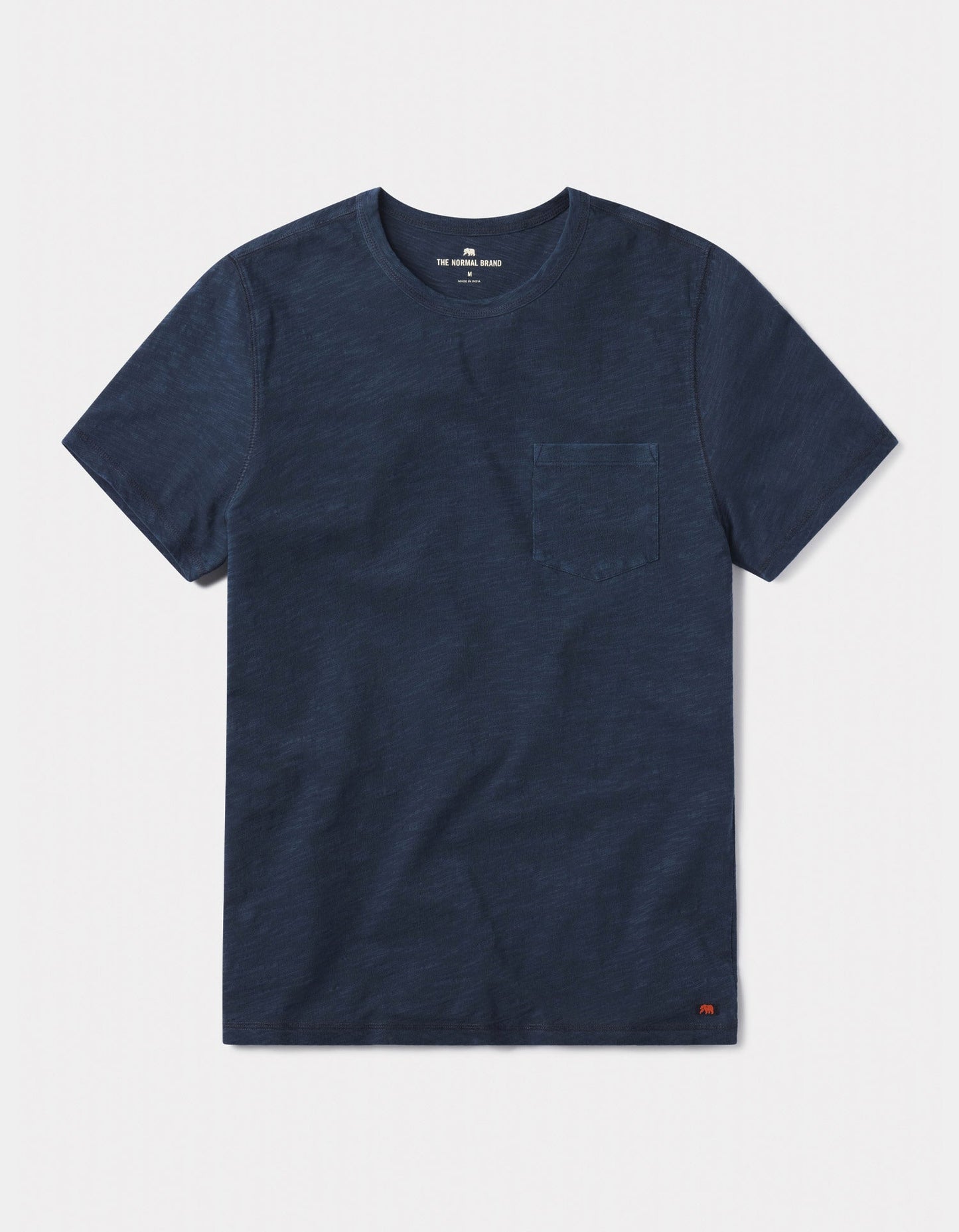 Vintage Slub Pocket Tee in Navy Laydown