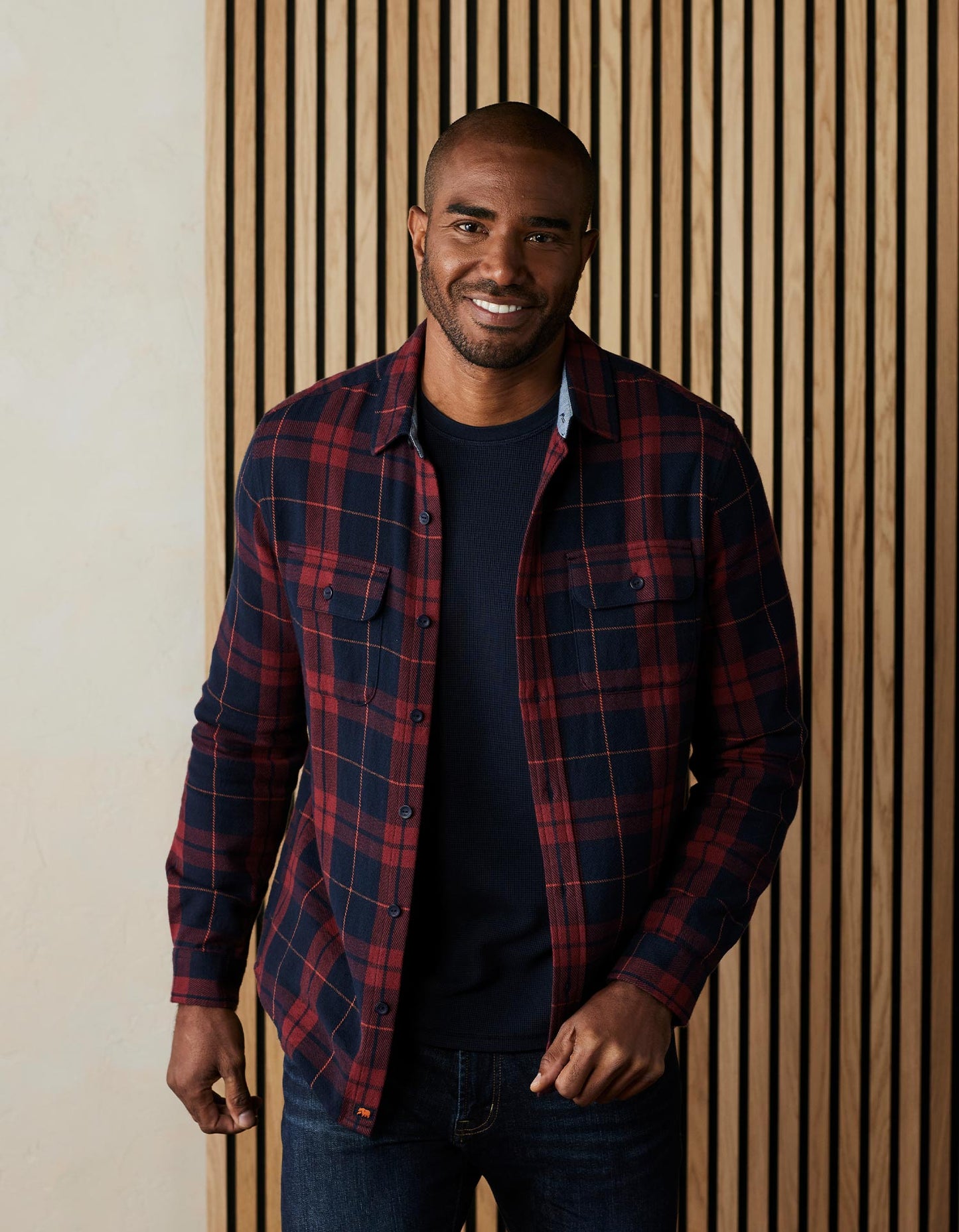 Mountain Overshirt in Garnet Plaid