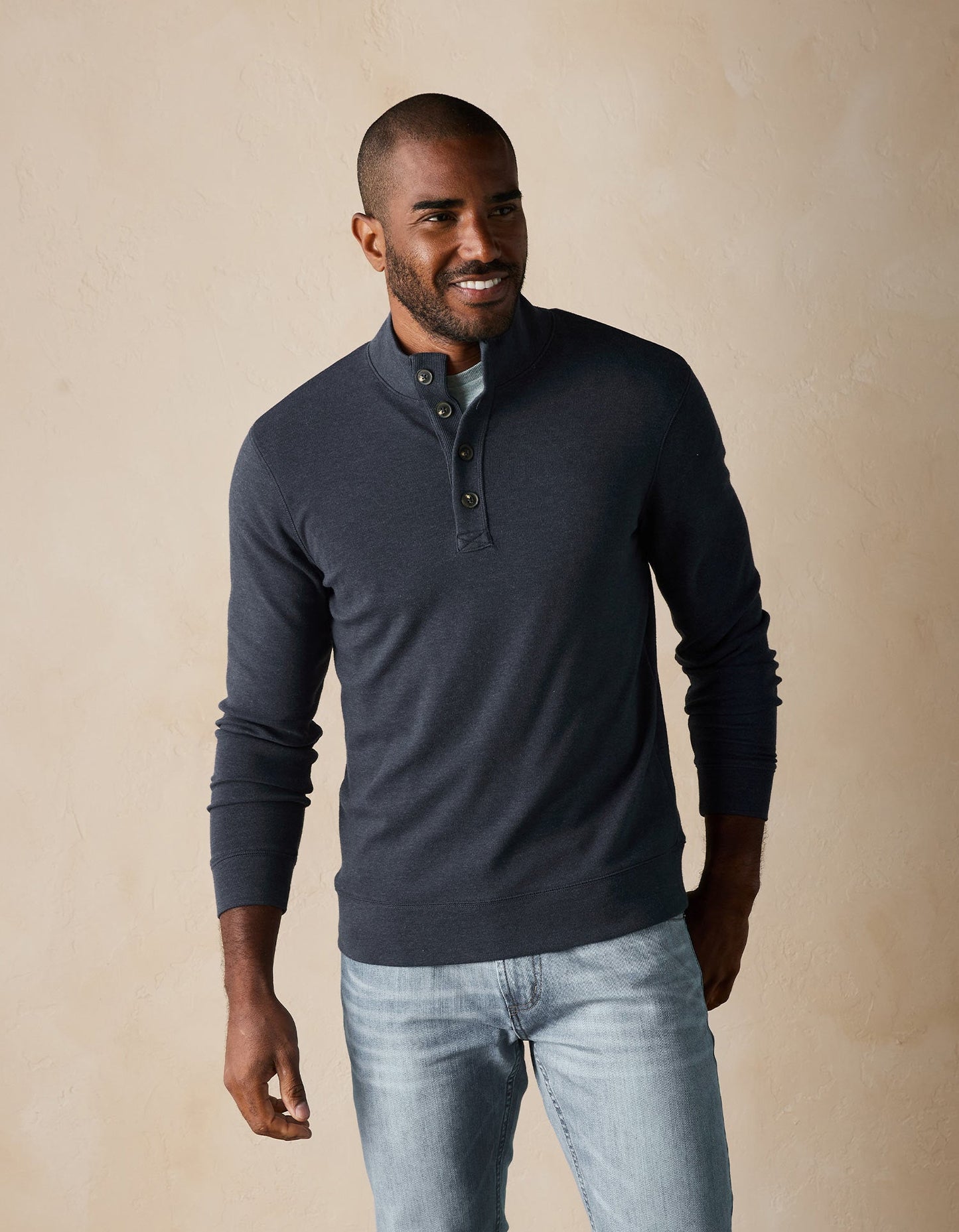 Puremeso Button Popover in Navy