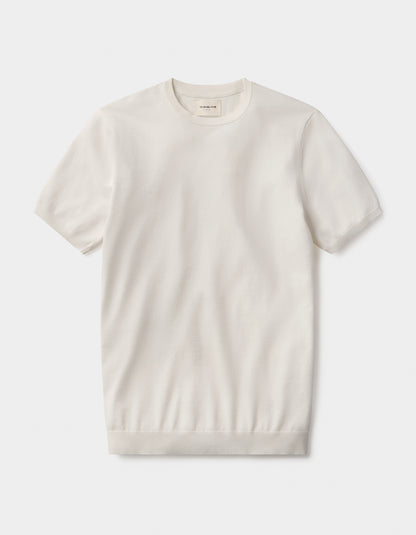 Taylor Sweater Tee in White