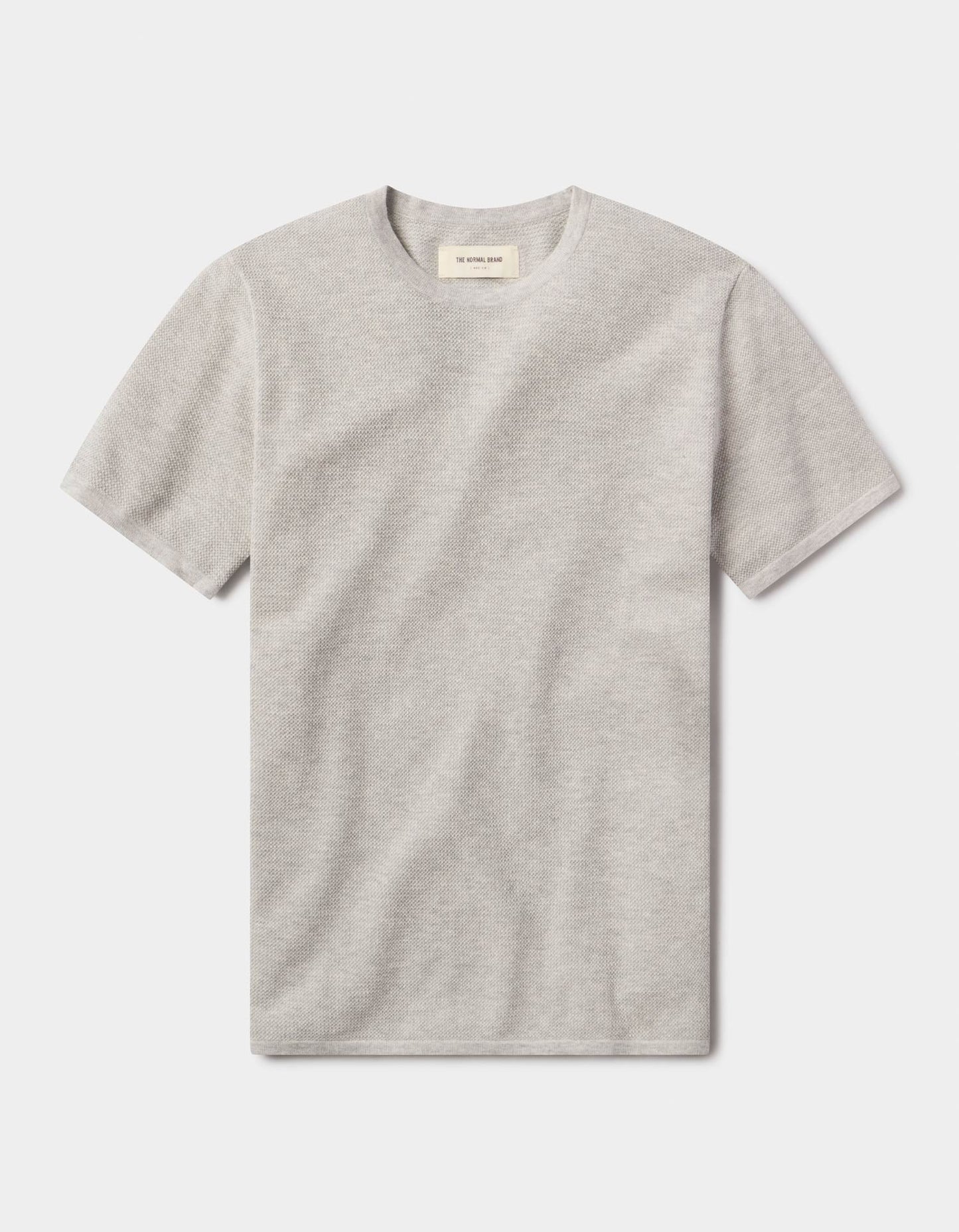 Driftknit Sweater Tee in Stone