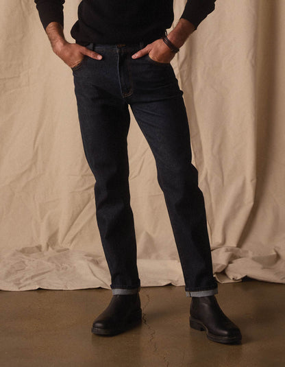 Normal Straight Jean in Vintage Dark Rinse