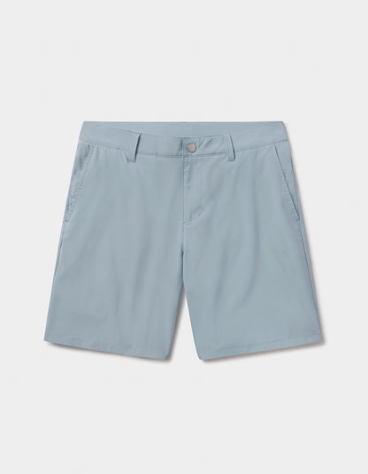 Everyday Hybrid Short in Blue Fog