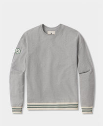 Cole Terry Varsity Sweatshirt: Heathered Grey
