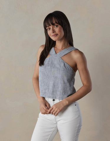 Lived-In Cotton Halter Tank