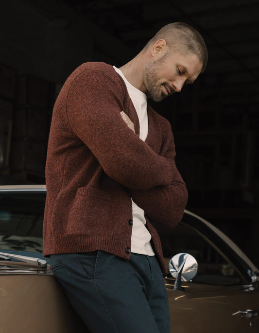 Homebound Cardigan in Spiced Brandy