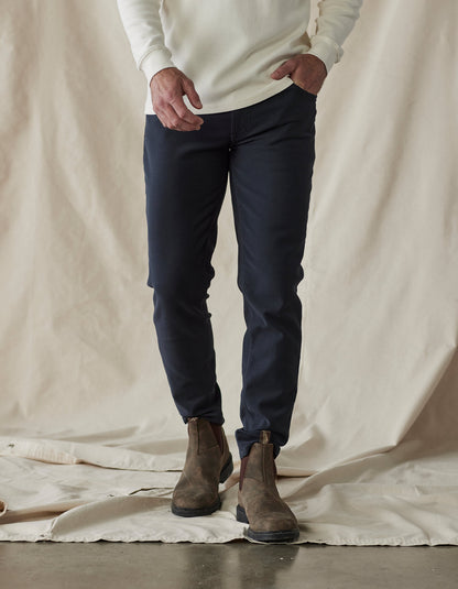 Comfort Terry Pant in Navy