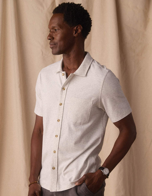 Active Puremeso Weekend Button Down in Stone