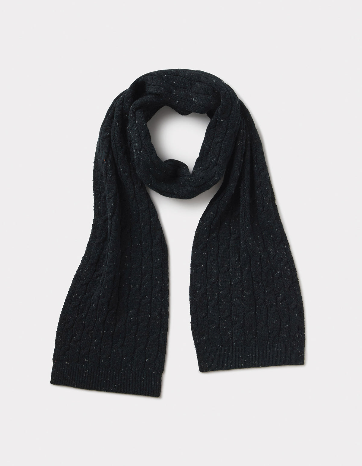 Seawool Nep Scarf in Emerald