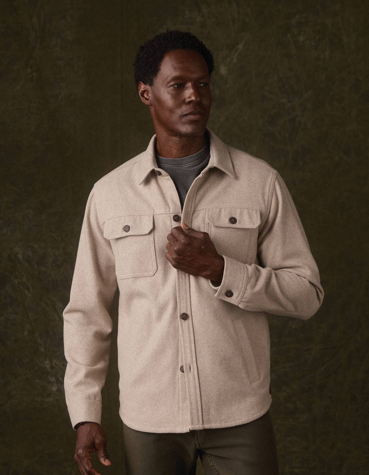 Brightside Flannel Lined Workwear Jacket in Oat