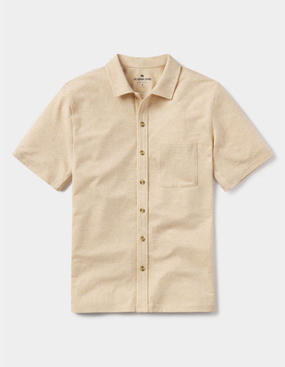 Active Puremeso Weekend Button Down in Golden Hour