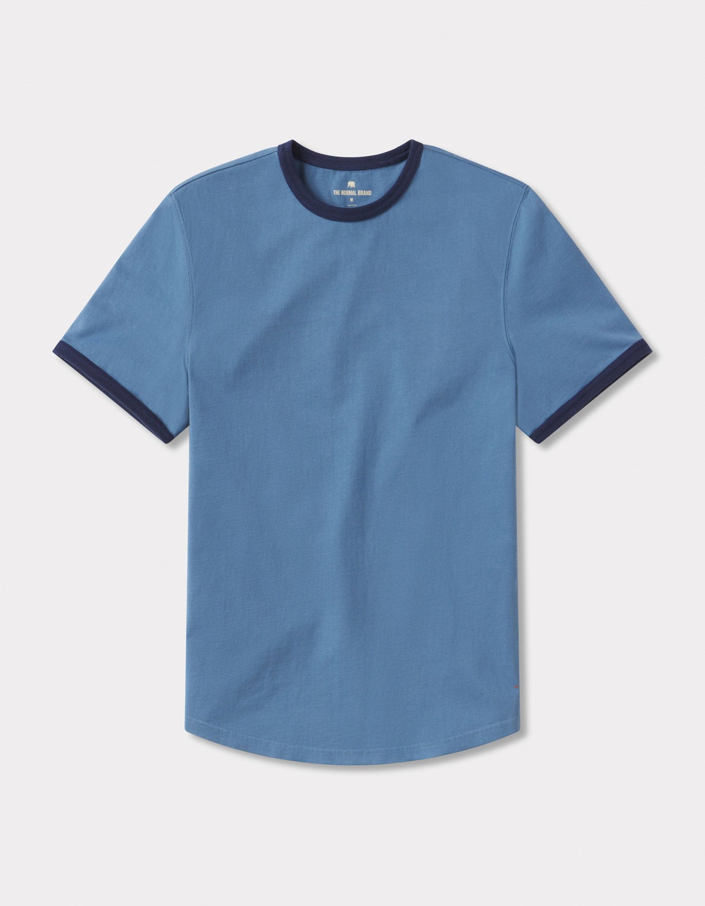 Lennox Jersey Ringer Tee in Riverway/Navy