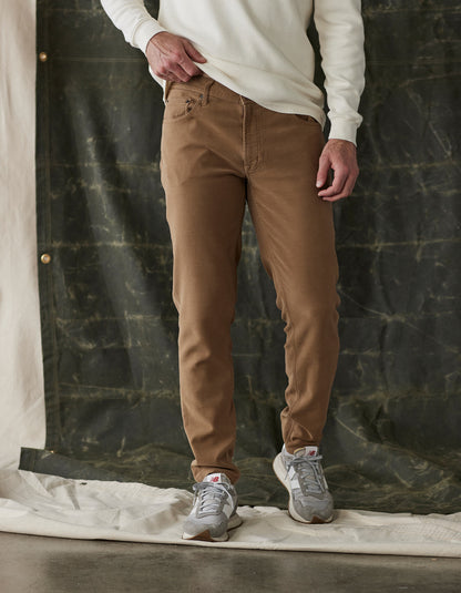 Comfort Terry Pant in Russet