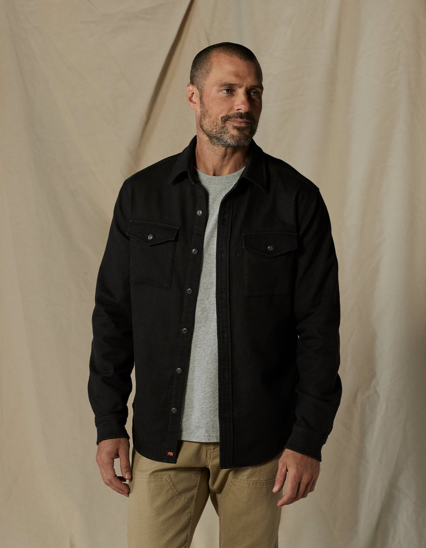 Big Jake Shirt Jacket in Phantom