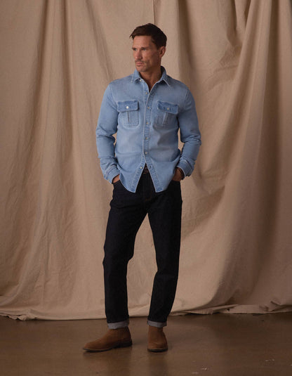 Comfort Terry Shirt Jacket