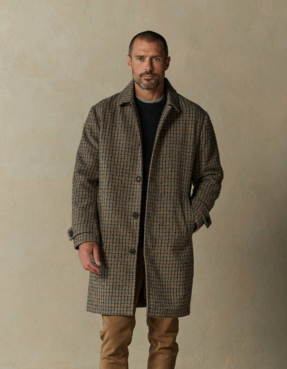 Henry Topcoat in Houndstooth Multi