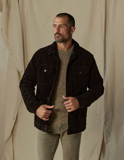 Hawthorne Cord Jacket in Chesnut