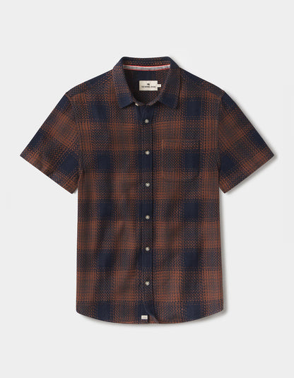 Freshwater Short Sleeve Button Up Shirt in Winslow Plaid