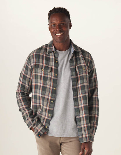 Mountain Overshirt in Auburn Plaid