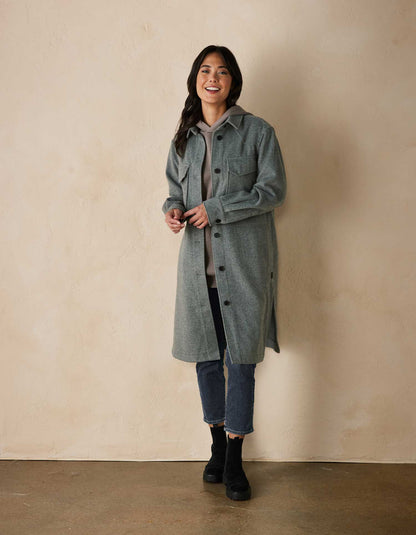 Toni Duster Jacket in Grey