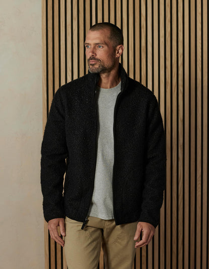 Highland Fleece Full Zip in Black