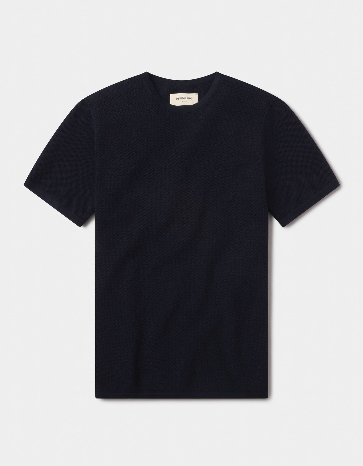 Driftknit Sweater Tee in Navy