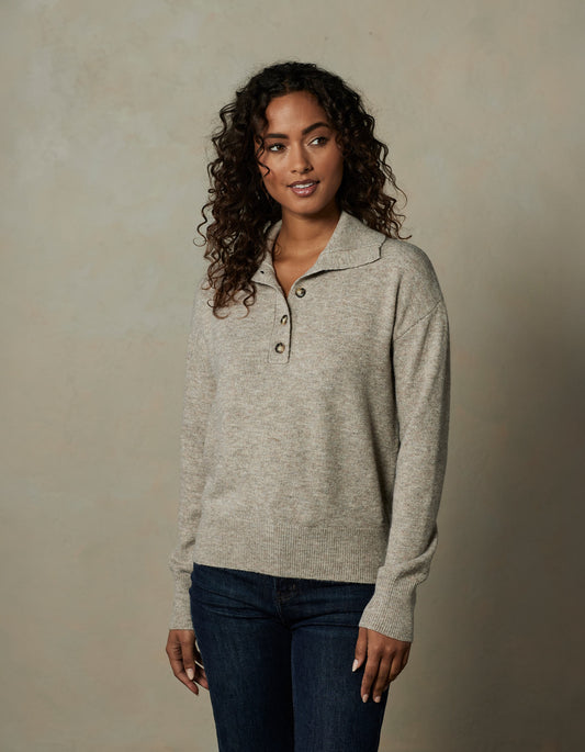 Marianna Popover Sweater in Oatmeal