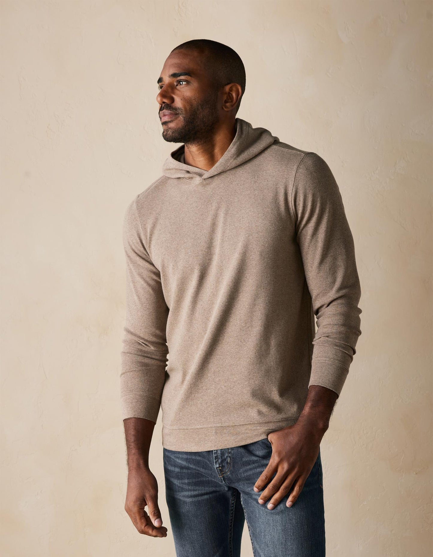 Puremeso Essential Hoodie in Taupe