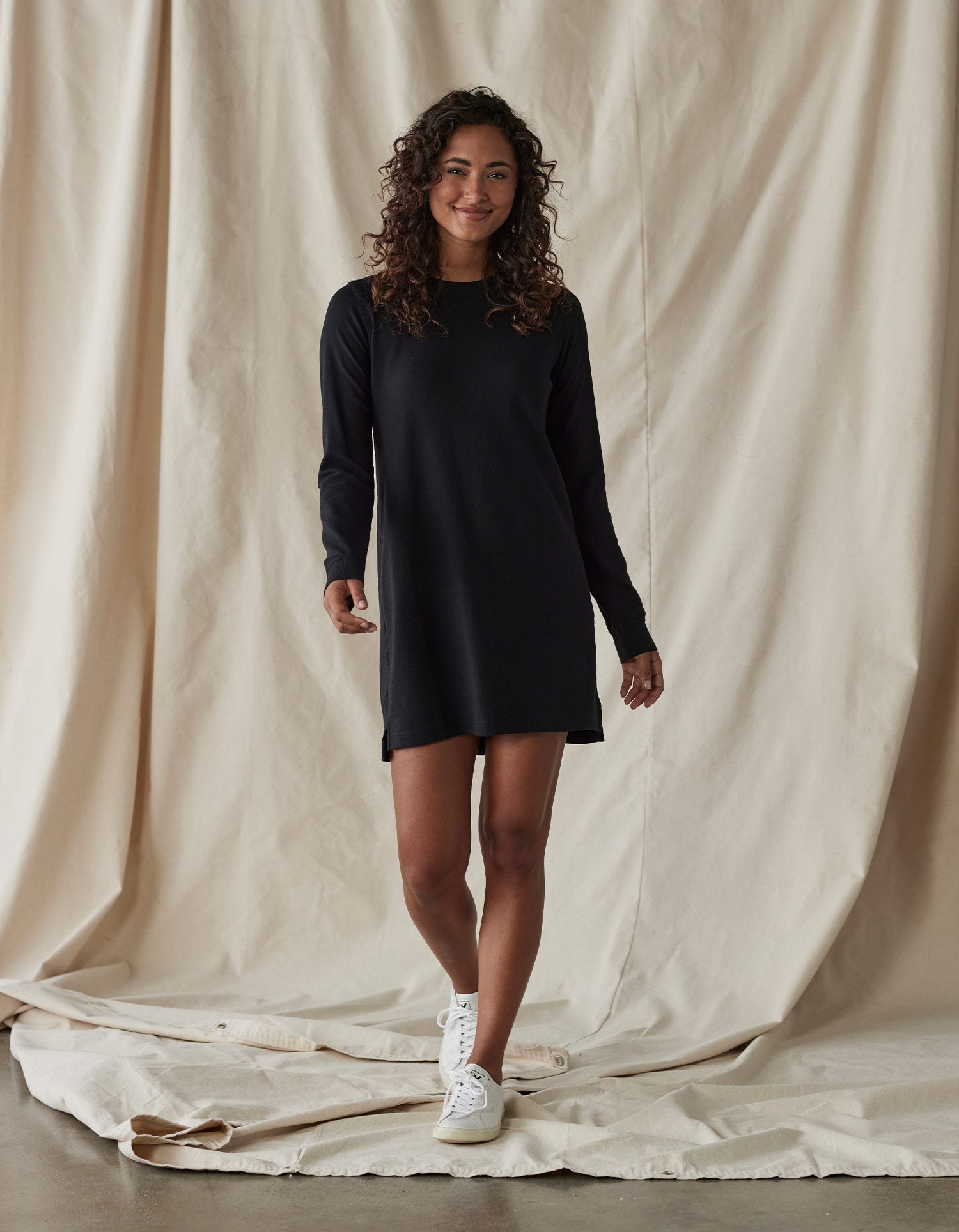 Puremeso Everyday Dress in Black S